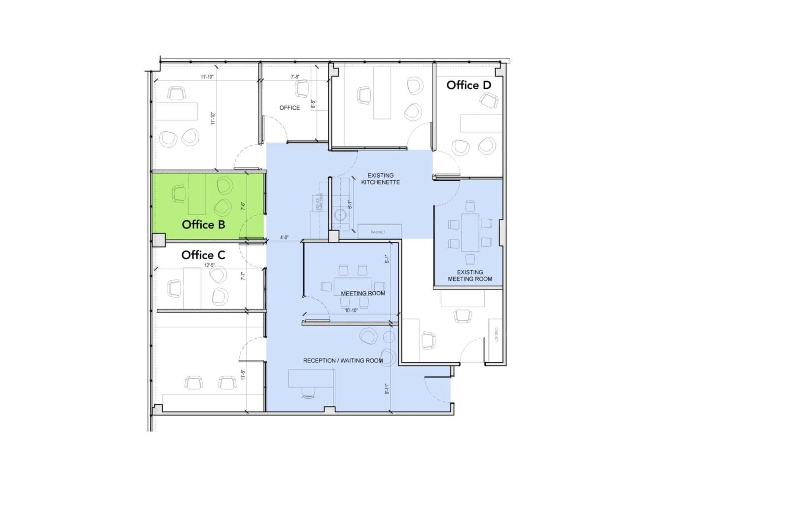 1100 Sheppard Ave Office B Floor Plan